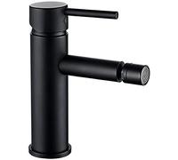 JZWCHQ Bidet de bidet de inodoro kit de bidet de mano de latón compatible con baños lavamanos de mango de un solo toque de agua fría y agua caliente, grifo del fregadero