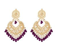 JZWCHQ Boho Ball DE TASEL Declaración Colgantes para Mujeres Girls Vintage Flower Heart Chandelier Drop Drop Rangling Pendiendo Regalos de Joyas de Bollywood para Jhumka Festival Holiday Christmas