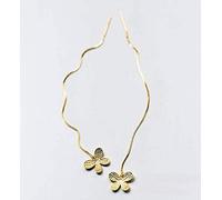 JZWCHQ boucles d'oreilles Dames, S925 Papillon Oreille Ligne Femme Coréenne Douce Papillon Doré Petit Animal Oreille Ligne Oreille Chaîne Boucles D'Oreilles BijouxUne paire