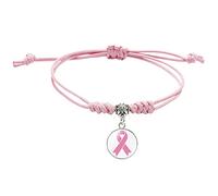 JZWCHQ Braceletas de joyas Snap Buckle Brailed Red Blanco Blanco Blanca Pulsera de cuero con cuentas