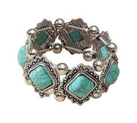 JZWCHQ Braceletas de joyas Snap Buckle Brailed Red Blanco Blanco Blanca Pulsera de cuero con cuentas