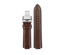 JZWCHQ Caca Cowhide Leather Watch Strap Compatible con edificio EFB-680D-2A ECB-10D CORREA DE CUERO DE CUERO MENTRA MENTRANTE Pulsera de interfaz convexa de 14 mm (Black Black B)
