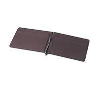 JZWCHQ Cartera pequeña de Cuero Unisex con Clip para Billetes para Hombre, miniranura para Tarjetas, Monedero Delgado para Mujer, Soporte para Efectivo con Abrazadera de Metal