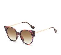 JZWCHQ Cat'S Eye Big Frame Street Shooting Fashion Soles Sun Men and Women Vacaciones al Aire Libre (Color: E, Tamaño: Medio)