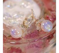 JZWCHQ Cirón Pentagrama Tassel Pendientes Largos para Mujeres Pendientes Brillantes Joyas de Boda Regalos de cumpleaños