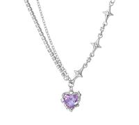 JZWCHQ Collar Cadena Colgante Hombres Mujeres Collar de Joyas para Mujeres