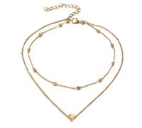 JZWCHQ Collar Cadena Colgante Hombres Mujeres Joyería Color