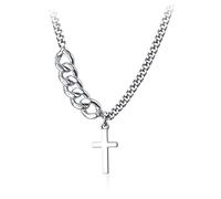 JZWCHQ Collar colgante de cadena corta de oración