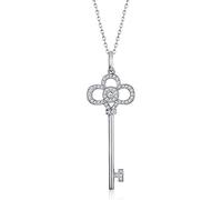 JZWCHQ Collar de Colgante de Moda Simple de Llave Larga versátil Accesorios de Joyas Femeninas s