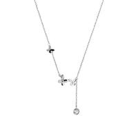 JZWCHQ Collar de Micro-Set de Estilo 925 Estilo Mariposa de Mariposa