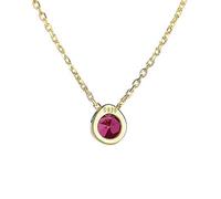 JZWCHQ Collares colgantes redondos para las mujeres joyería de la boda topacios colonos joyas de piedras preciosas regalos en China, A