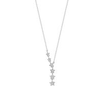 JZWCHQ Collares de Estrella de circonio cúbico Colgantes de Gargantilla joyería para Mujeres cuellos de clavículas Cortas