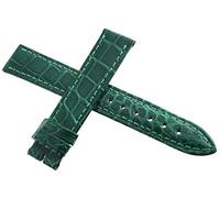 JZWCHQ Correa de banda de cuero de cocodrilo de 16 mm de Locman Women's 16 mm de 16 mm