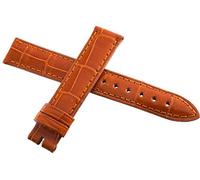 JZWCHQ Correa de banda de cuero de cuero de color naranja de 16 mm de Locman Women