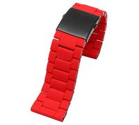 JZWCHQ Correa de banda de vigilancia de acero inoxidable de 28 mm para diesel DZ7396 DZ7370 DZ4289 DZ7070 DZ7395 Pulsera de muñeca de goma de hombres