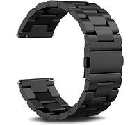 JZWCHQ Correa de reloj 18 mm 22 mm 20 mm Coritas de acero inoxidable de la banda de reloj universal para Galaxy Watch Gear S3 Compatible Frontier Classic S2 S2 (Color: Plata, Tamaño: S3 o 22 mm)