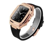 JZWCHQ Correa de reloj de acero inoxidable y estuche, para banda de 44 mm de banda de metal, para la serie iwatch 9 8 7 6 SE 5 4 3 2 1 Correa 38 mm de 40 mm ReplacEmenat