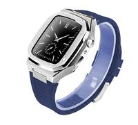 JZWCHQ Correa de reloj de acero inoxidable y estuche, para banda de 44 mm de banda de metal, para la serie iwatch 9 8 7 6 SE 5 4 3 2 1 Correa 38 mm de 40 mm ReplacEmenat