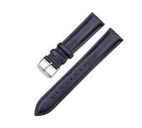 JZWCHQ Correa de reloj de cuero bronceado vegetal 16 18 19 20 21 22 Band de 24 mm compatible con compatibles con bandas de cuero de vaca DW para hombres mujeres (oscuro verde-silver, 24 mm)