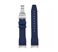 JZWCHQ Correa de reloj de fluoruber de arco compatible con Tudor Black Bay M79230R M79363N Banda de reloj 20 21 mm de 22 mm Pulsera FKM para hombres (Endinglink-Gold, 22 mm)