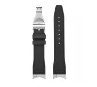 JZWCHQ Correa de reloj de fluoruber de arco compatible con Tudor Black Bay M79230R M79363N Banda de reloj 20 21 mm de 22 mm Pulsera FKM para hombres (Endinglink-Gold, 22 mm)