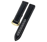 JZWCHQ Correa de reloj de lienzo de nylon de 19 mm de 19 mm para Omega 300 AT150 Fabric Aqua Terra 150 Azul 21 mm 22 mm Banda de vigilancia