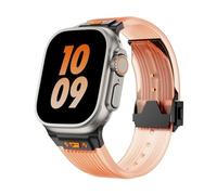 JZWCHQ Correa de silicona suave para ultra 2 1 49 mm S10 46 mm Series10 9 8 7 41 41 45 mm Banda de silicona para iWatch 6 5 4 SE 42 mm 44 mm Bandillas de vigilancia de pulsador