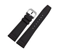 JZWCHQ Correas de relojes de 20 mm para IWC Pilot Portugués Portugués Portofino Nylon Bandas Reloj Bandas azules azules grises negras correas Bracelets