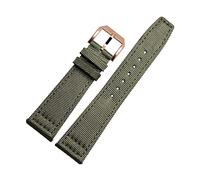 JZWCHQ Correas de relojes de 20 mm para IWC Pilot Portugués Portugués Portofino Nylon Bandas Reloj Bandas azules azules grises negras correas Bracelets