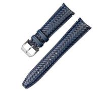 JZWCHQ Cow Woven Watch Band para IWC IW344205 Portugieser Pilot Watches Portofino Blue Soft Leather Store
