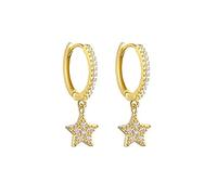 JZWCHQ Exquisito Pendientes de caída de Colgante de Luna Estrella para Mujeres perforando Pendientes Joyas Pendientes