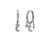 JZWCHQ Exquisito Pendientes de caída de Colgante de Luna Estrella para Mujeres perforando Pendientes Joyas Pendientes