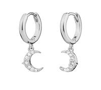 JZWCHQ Exquisito Pendientes de caída de Colgante de Luna Estrella para Mujeres perforando Pendientes Joyas Pendientes