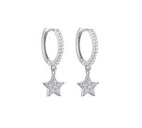 JZWCHQ Exquisito Pendientes de caída de Colgante de Luna Estrella para Mujeres perforando Pendientes Joyas Pendientes