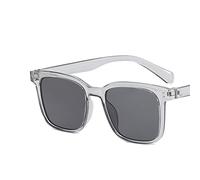 JZWCHQ Fashion Big Frame Men and Women Gafas de Sol Decorativas para Vacaciones al Aire Libre (Color: E, Tamaño: 1)