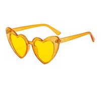 JZWCHQ Gafas de sol con forma de corazón para mujer, gafas de fiesta en la playa (color: A, tamaño: mediano)