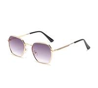 JZWCHQ Gafas de Sol de Hombres y Mujeres de Marco pequeño Tendencia de Conducir al Aire Libre Gafas de Sol UV400 (Color: E, tamaño: 1)