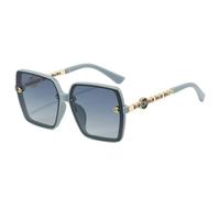 JZWCHQ Gafas de sol polarizadas de gran tamaño para mujer, con lentes degradados, protección UV400, Blue, Talla única