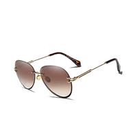 JZWCHQ Gafas de sol vintage 2025 sin montura para mujer, lentes degradadas, diseño Oculos De Sol, 3, Talla única