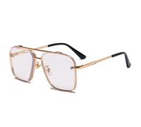 JZWCHQ Gafas de sol vintage para conducir, color marrón degradado, para hombre, 2025 y 2024, White, Talla única