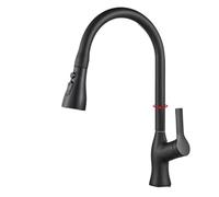 JZWCHQ Grifo de Fregadero de Cocina de Agua Que Fluye en el hogar con luz Retirada de Lujo 360 ° Cabezal giratoria Altamente Flexible