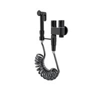 JZWCHQ Grifos de bidet de latón Juego de rociador de bidé de mano compatible con grúa de inodoro rociador de baño ducha higiénica cromo, grifo del fregadero