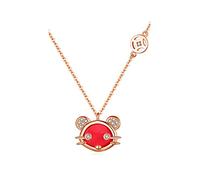 JZWCHQ Joyas/Collares Collares para Mujeres, Collar Colgante de clavícula Longitud Total 15.75 Pulgadas, la Forma Exquisita implicación Que estás en mi corazón Colgantes de Mujeres