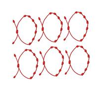 JZWCHQ Joyas de niñas Elegantes Pulseras de cuerda roja Juego de joyas de mano de cuerda trenzada para mujeres accesorios para mujeres
