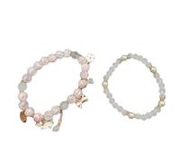 JZWCHQ Joyas de Pascua Cristales de Conejo Rose Pearl Pearl Pulseras de bebé recién Nacidos para niñas Infantiles Relojes para Hombres