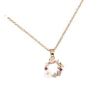 JZWCHQ Joyas Nuevo 2025 Lindo Collar de Cristal de Flores para Mujeres Moda de Lujo con Accesorios de Moda