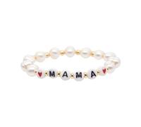 JZWCHQ Joyas para niñas 1pc Barroque Pulsera de perlas de agua dulce delicadas joyas de brazalete presentes Mom pulsera elegante Festival Inicial para ocasiones especiales Accesorios