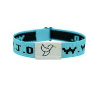 JZWCHQ Joyas pulseras portátiles con pulsera diario NFC verso inspirador estrella brillante