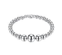 JZWCHQ Joyería 925 Joyas de plata para mujeres Pulsera de corazón de corazón 20cm para mujeres Hombres Joyas de pulsera de cadena de mano
