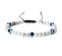 JZWCHQ Joyería Pulsera de cuentas Ajustable 4 mm Piedra de tigre Malachite Deseando pulseras de brazaletes trenzados joya de brazadas hechas